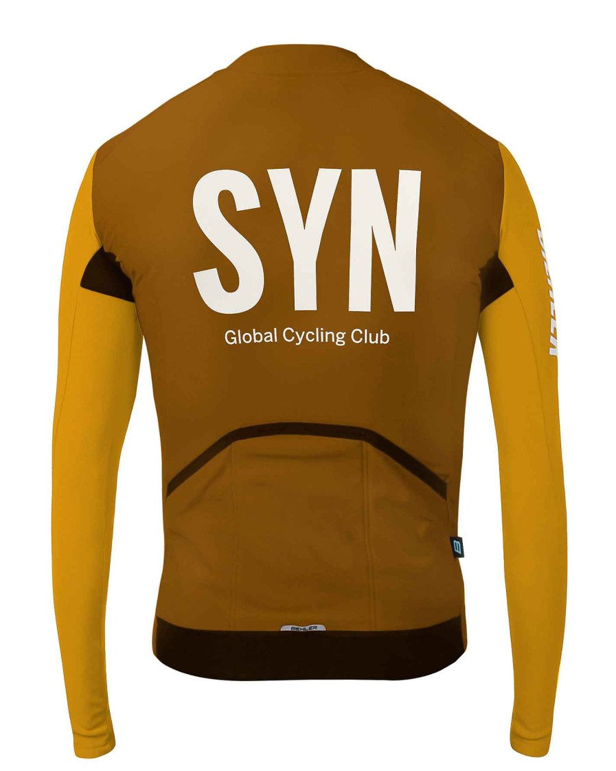 Men Biehler | Syndicate Thermal Rain L/S Jersey Mustard