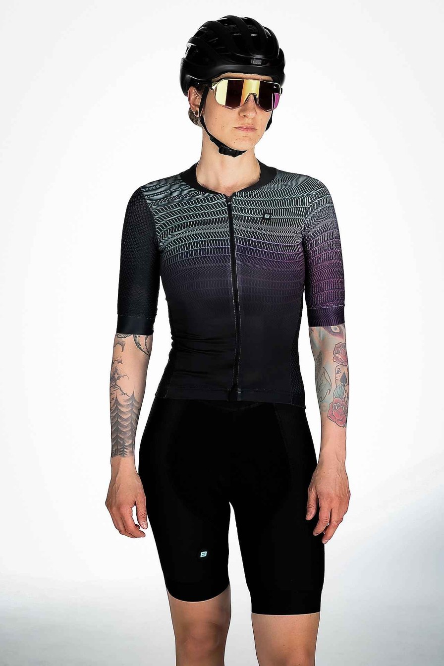 Women Biehler | Women Technical Jersey Electric Grid