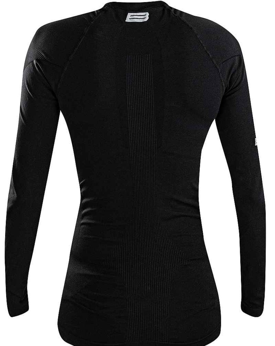 Women Biehler | Women Seamless Pro Long Sleeved Baselayer Black
