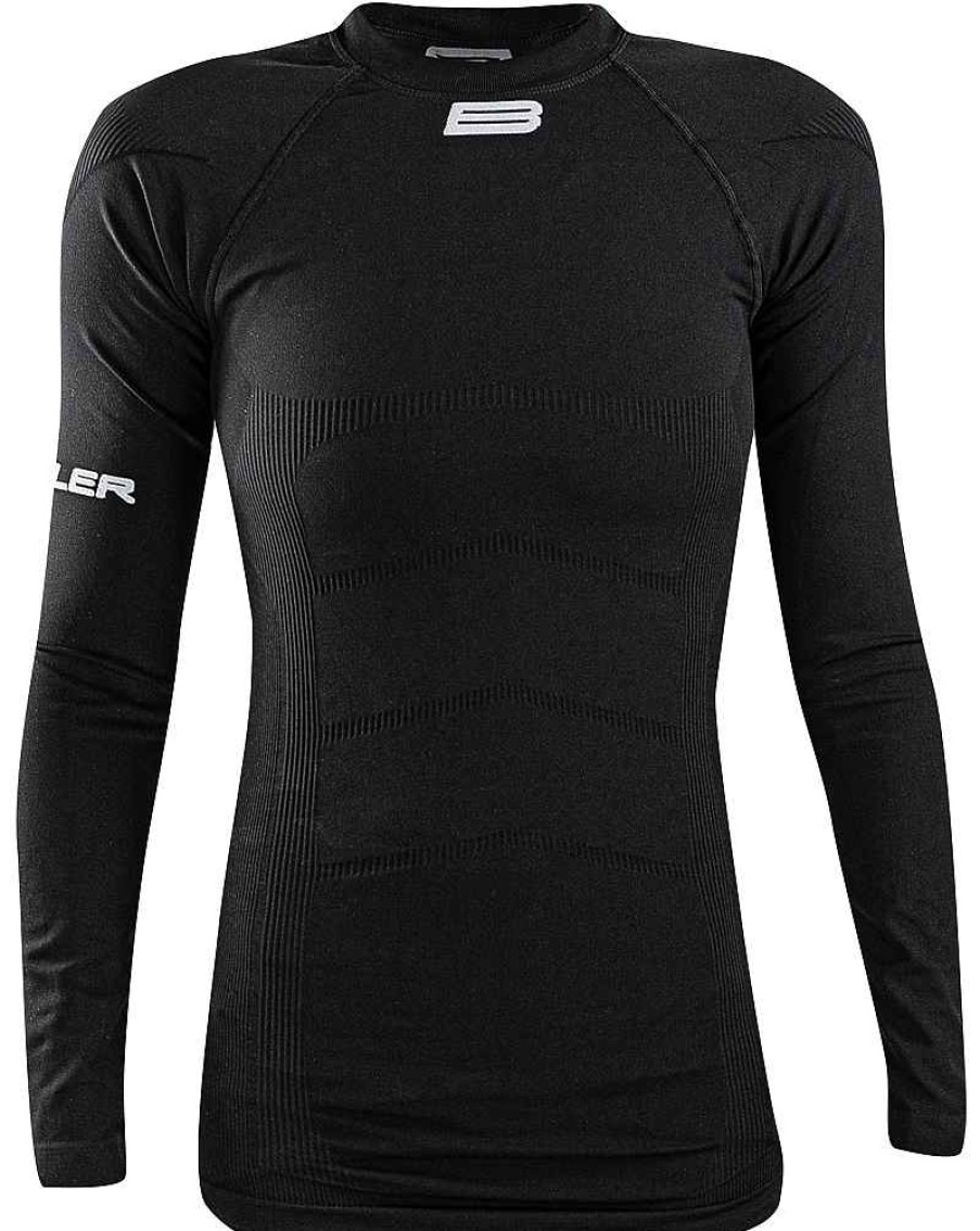 Women Biehler | Women Seamless Pro Long Sleeved Baselayer Black