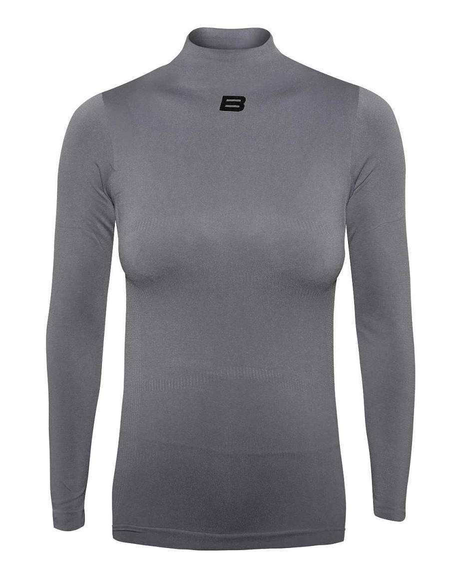 Women Biehler | Women High Collar Seamless Ls Baselayer