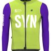 Men Biehler | Syndicate Thermal Rain L/S Jersey Violet Lime