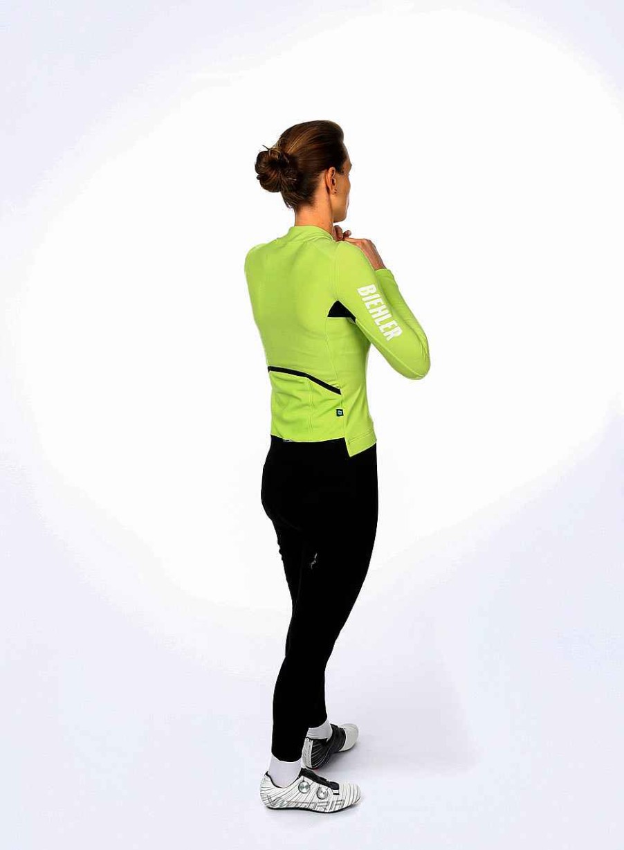 Women Biehler | Women Thermal Rain L/S Jersey Bitter Lemon