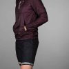 Men Biehler | Gravel Hooded Windbreaker Dark Berry