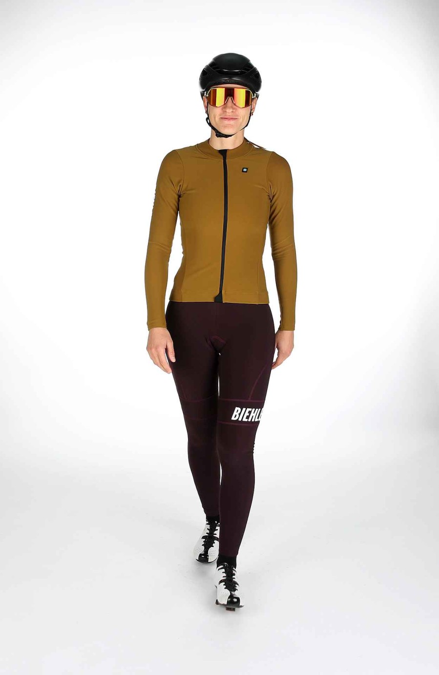 Women Biehler | Women Thermal Rain L/S Jersey Spicy Mustard