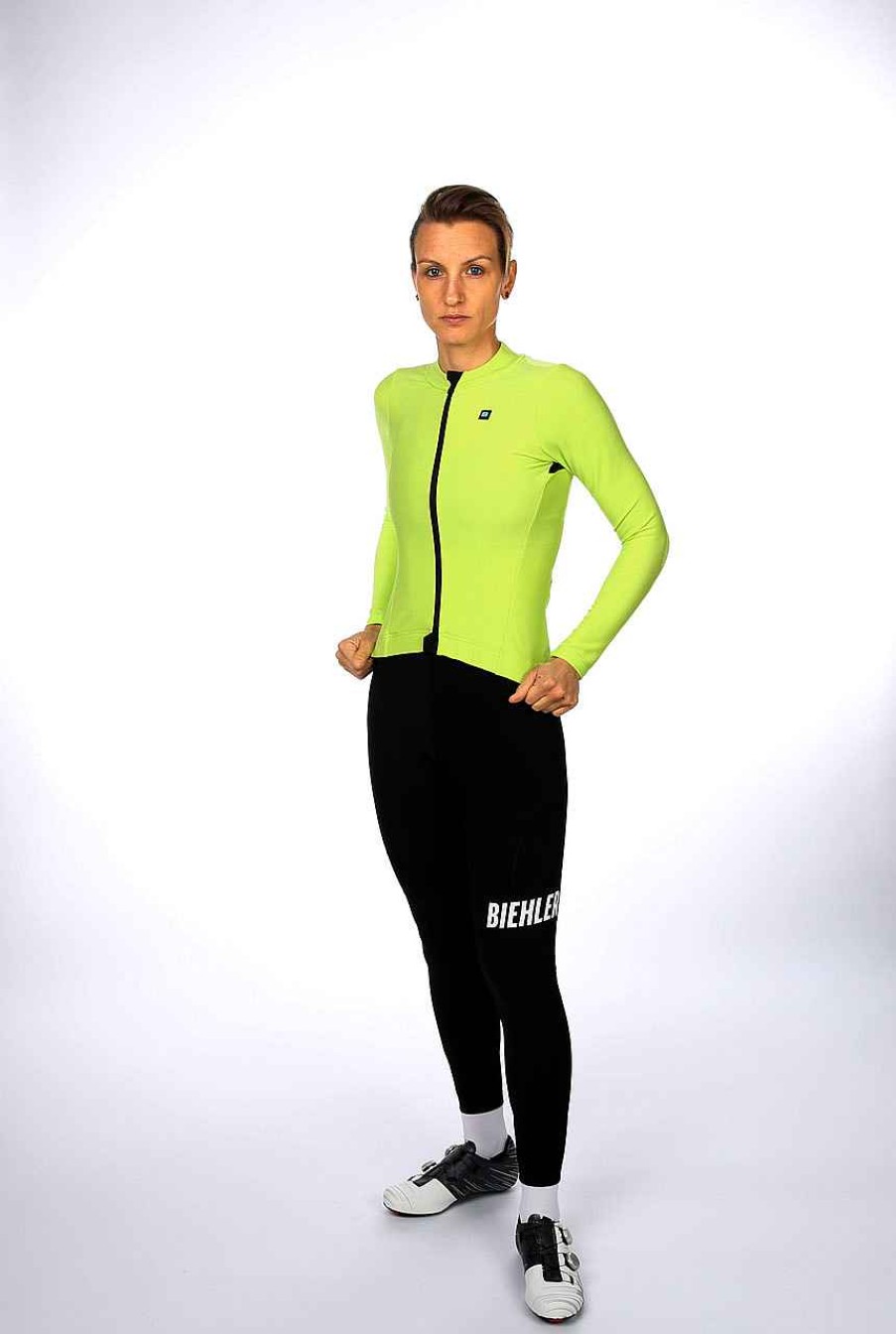 Women Biehler | Women Thermal Rain L/S Jersey Bitter Lemon