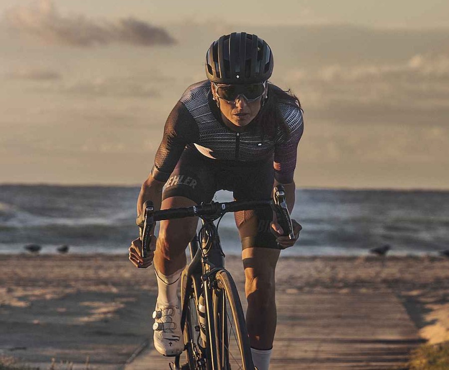 Women Biehler | Women Technical Jersey Electric Grid