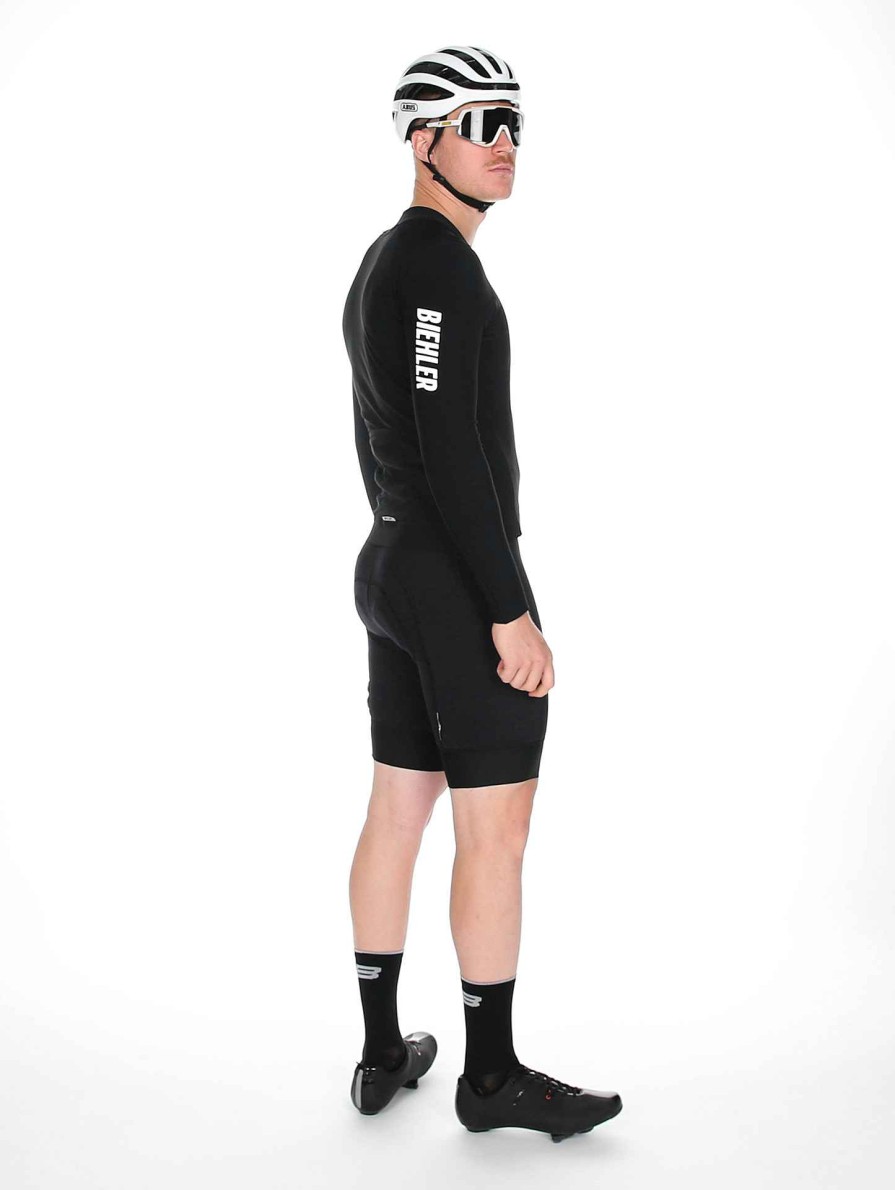 Men Biehler | Thermal Rain Bib Shorts Black