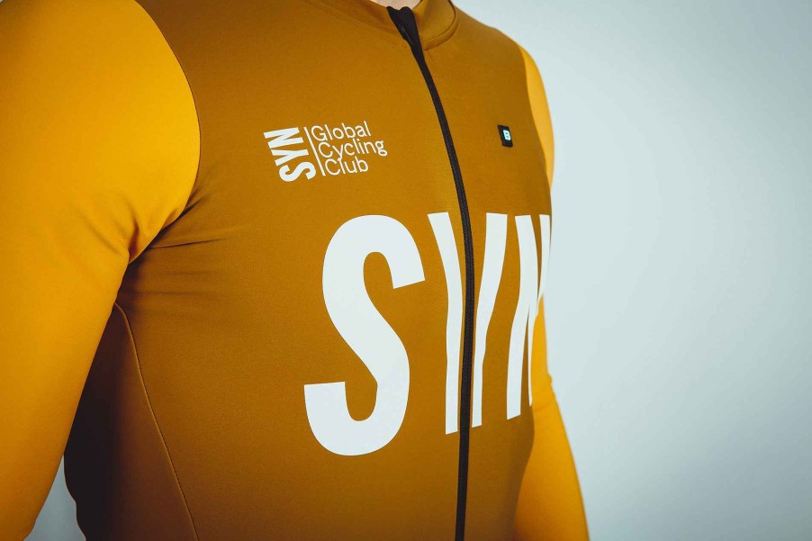 Men Biehler | Syndicate Thermal Rain L/S Jersey Mustard